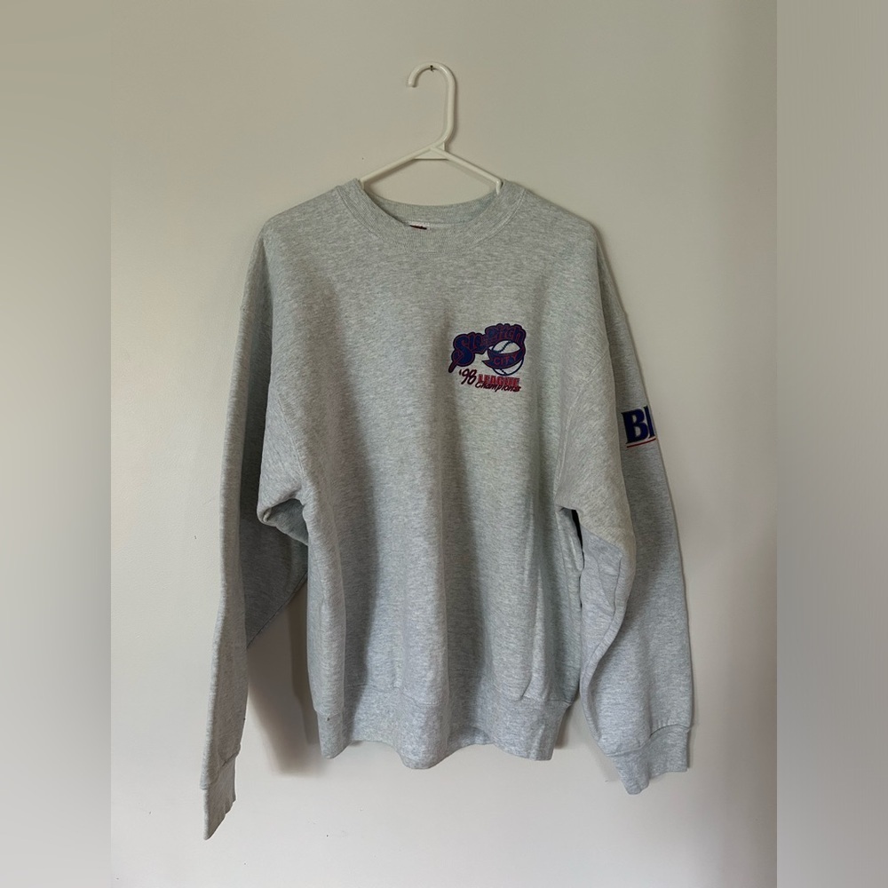 Vintage 1998 SLO PITCH Champs Crew Neck Size Large